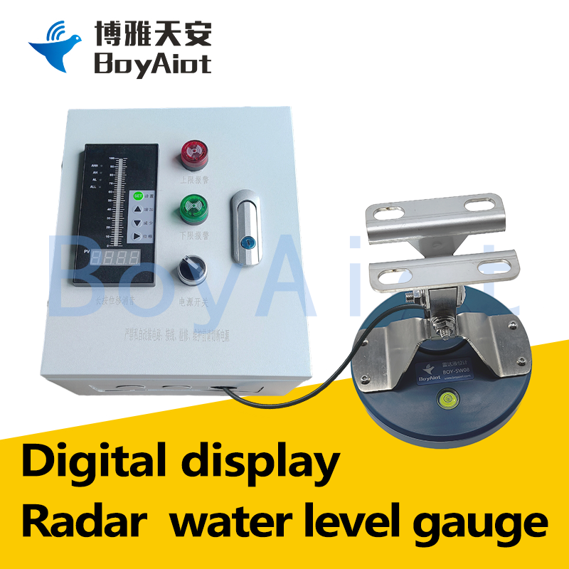 BOY-SW08-FM05 Digital display Radar Water Level Gauge